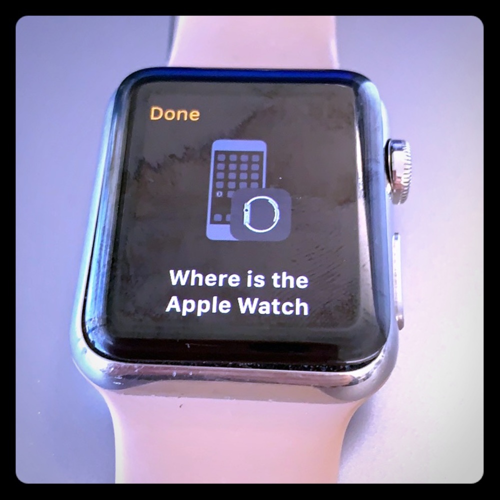 First generation Apple Watch 38mm stainless Steel